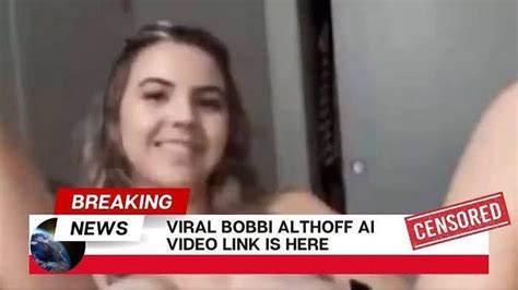 bobbi althoff leak|Bobbi Althoff responds to leak video going viral